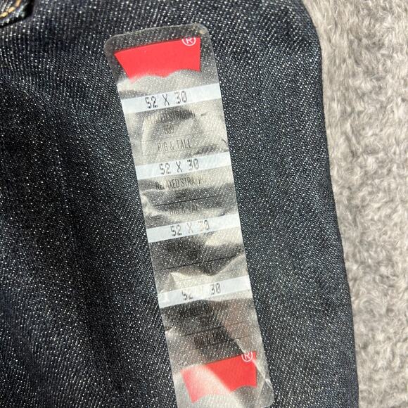 Levi's 559 Jeans Mens 52x30 Dark Wash Relaxed Straight Fit Big & Tall New - Picture 5 of 14